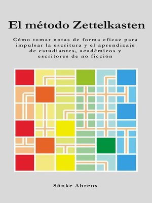 cover image of El método Zettelkasten